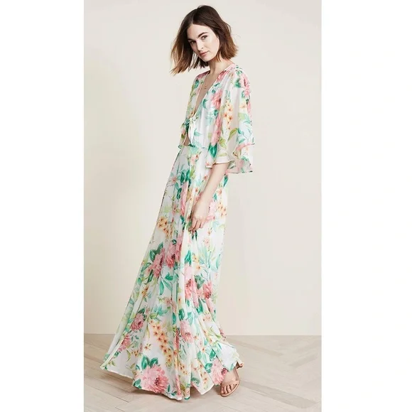 yumi kim silk maxi dress Yumi Kim | Rush Hour Silk Maxi Dress | M